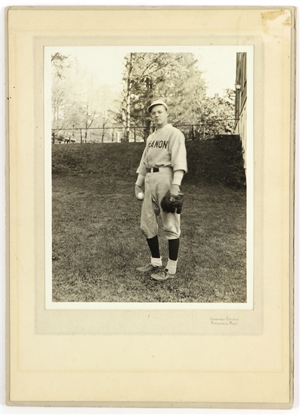 1920s Baseball Player 10.5" x 14.5" Matted Studio Portrait