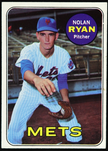 1969 Nolan Ryan New York Mets #533 Topps Baseball Card