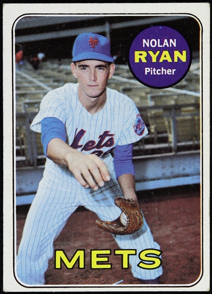 1969 Nolan Ryan New York Mets #533 Topps Baseball Card