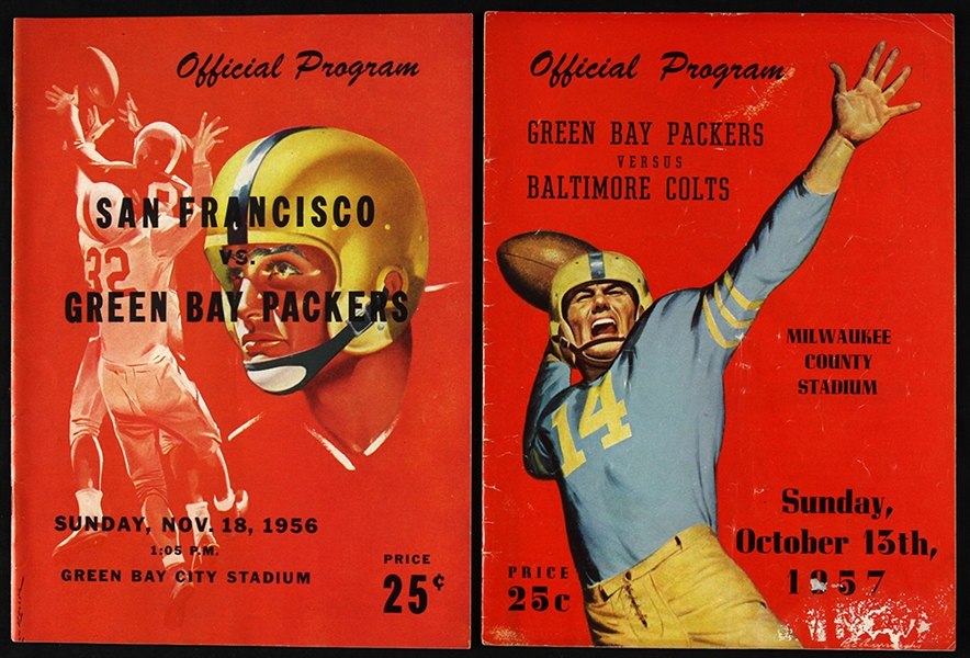 1956 (November 18th) Green Bay Packers vs. San Francisco 49ers Program