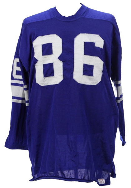 1962-63 Tom Hall Detroit Lions Game Worn Home Jersey (MEARS LOA)