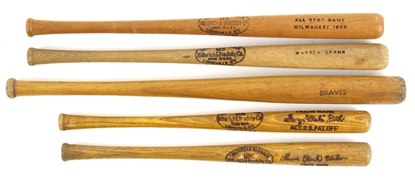 1930s-90s Mini Bat Collection - Lot of 70 w/ Babe Ruth, Hack Wilson, 1955 All Star Game, 1975 World Series & More