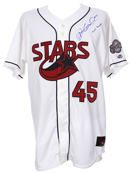 2007 Mat Gamel Huntsville Stars Signed Playoffs Game Worn Home Jersey (MEARS LOA/JSA/Team Letter) 