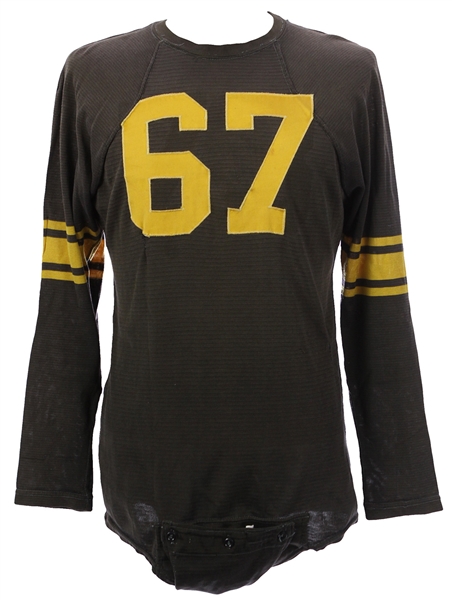 1950s Pittsburgh Steelers Game Worn Home Jersey (MEARS LOA)