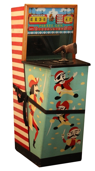 1956 Pirate Gun Arcade Game United Manufacturing