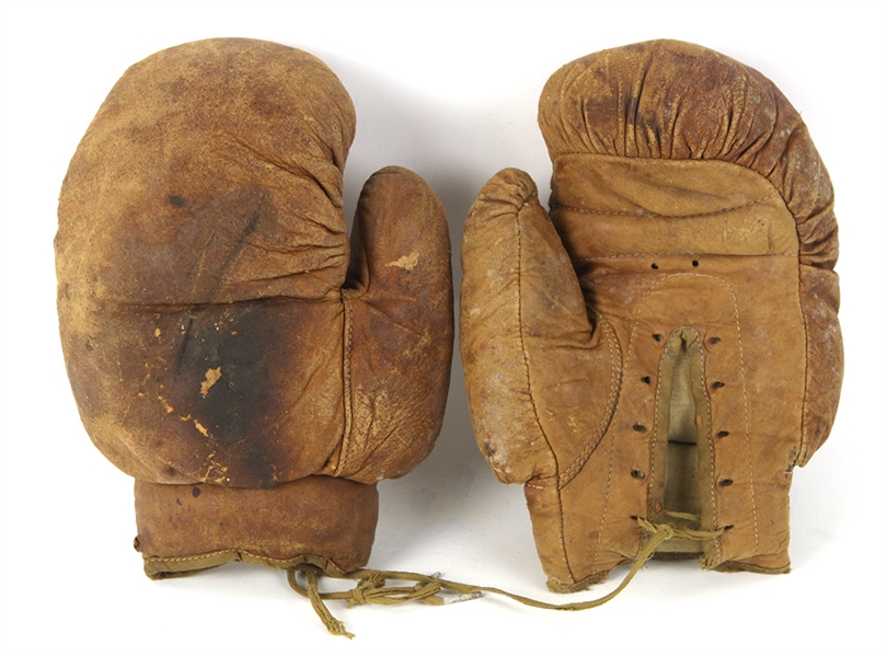 1910s-20s Boxing Gloves (Two Lefts)