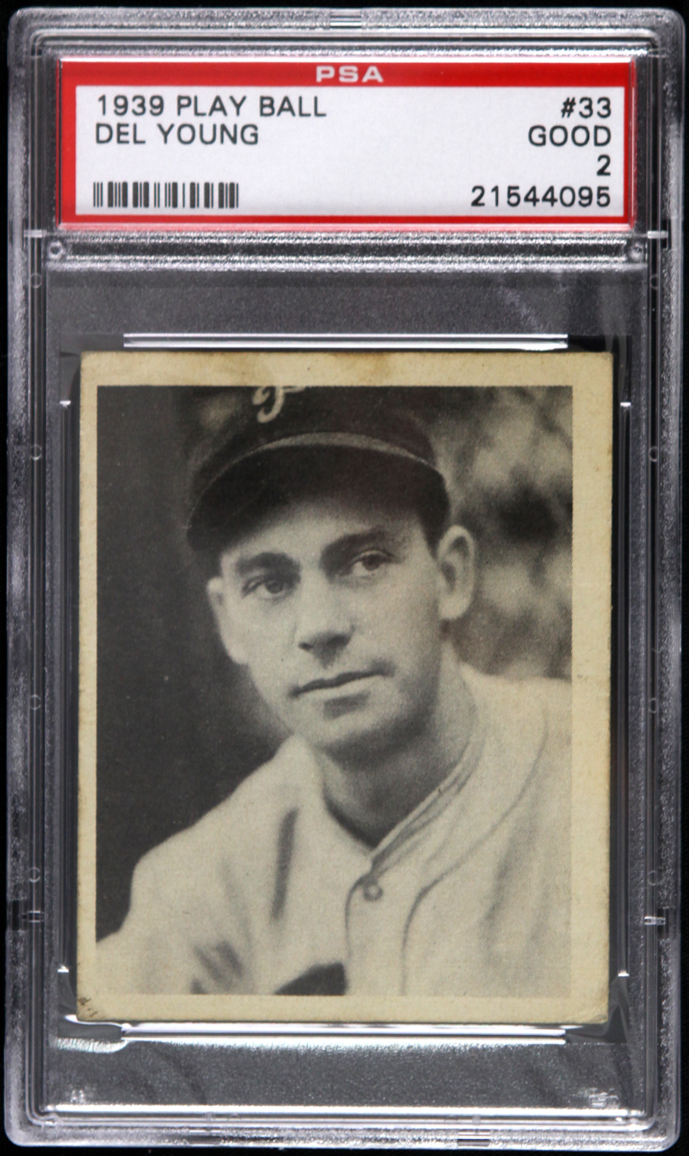 Lot Detail - 1939 Del Young Philadelphia Phillies #33 Play Ball ...