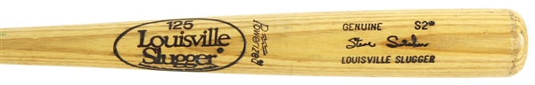 1980-82 Steve Swisher Cardinals/Padres Louisville Slugger Professional Model Game Used Bat (MEARS LOA)