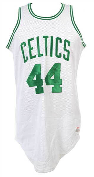 1980s Danny Ainge Boston Celtics Signed Home Jersey (MEARS LOA/JSA)