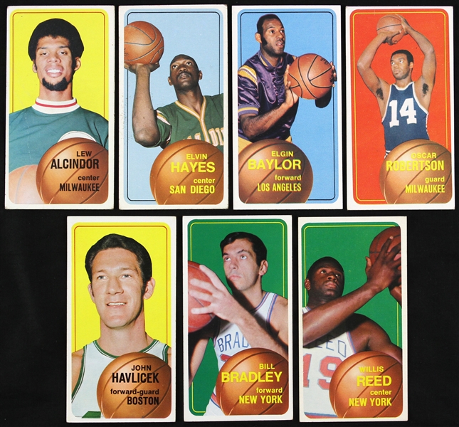 1970-1971 Topps Basketball Card Partial Set (162/175)