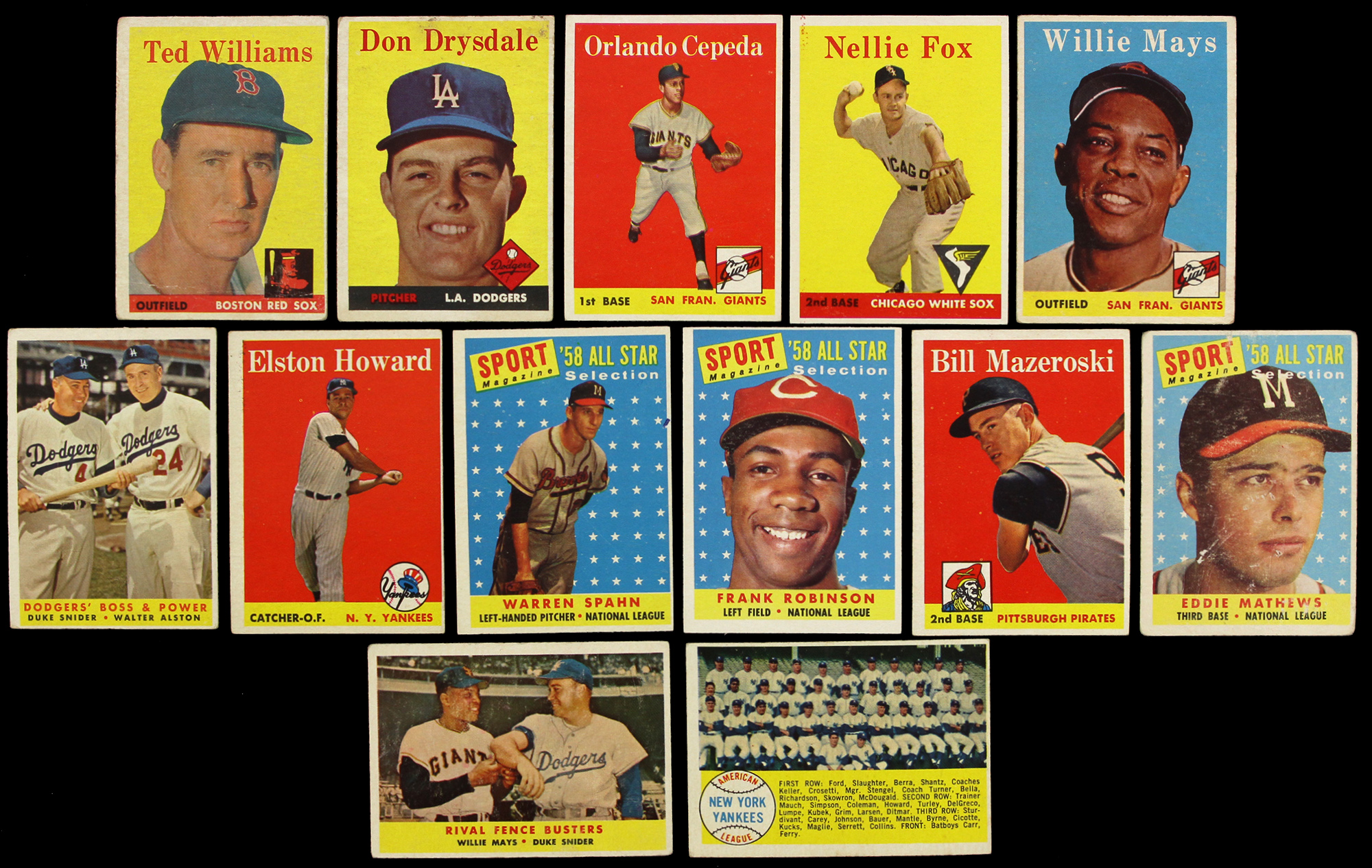 Lot Detail - 1958 Topps Baseball Partial Set (426/498)