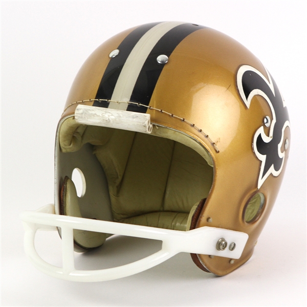 1960s-70s New Orleans Saints MacGregor Football Helmet 