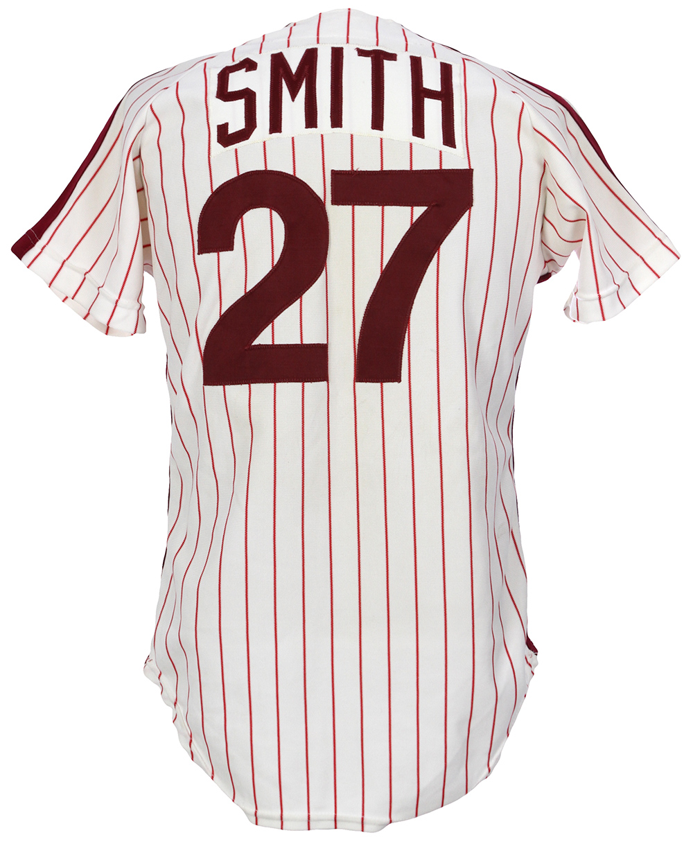 Lot Detail - 1979 Lonnie Smith Philadelphia Phillies Saturday Night Special  Game Worn Uniform (MEARS LOA)