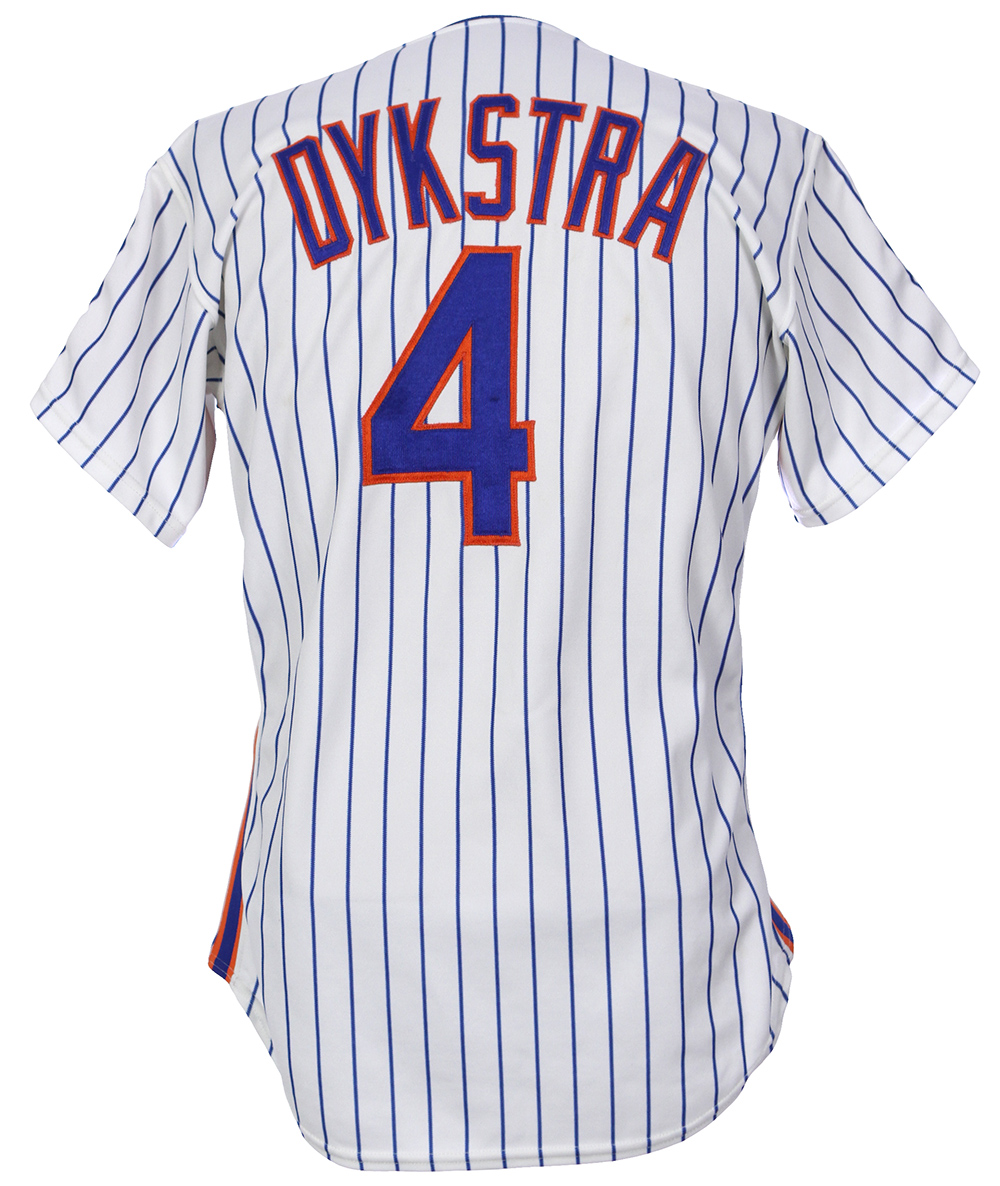 Circa 1988 Lenny Dykstra Game Worn New York Mets Helmet. , Lot #80488