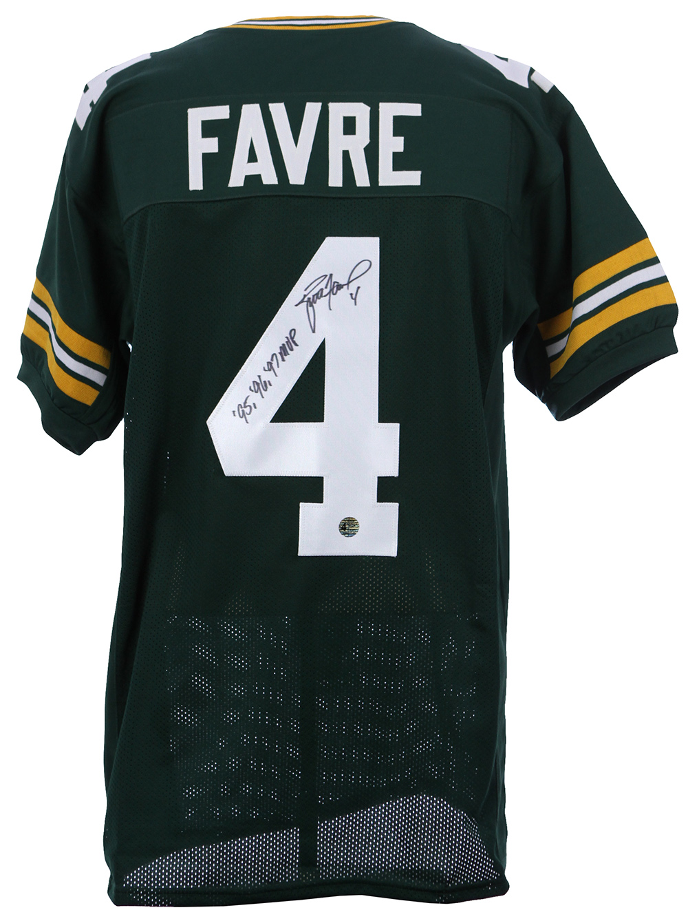 Lot Detail - 1997 Brett Favre Green Bay Packers Signed & Inscribed "95 ...