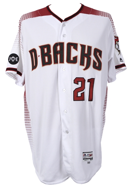 2016 Zack Greinke Arizona Diamondbacks Signed Home Jersey (MEARS LOA/JSA/MLB Hologram)