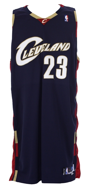 2005-06 LeBron James Cleveland Cavaliers Team Issued Alternate Jersey (MEARS LOA)