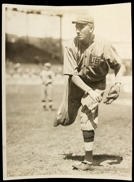 1918 Phil Douglas Chicago Cubs 7.5" x 10" Original Charles Conlon Photo