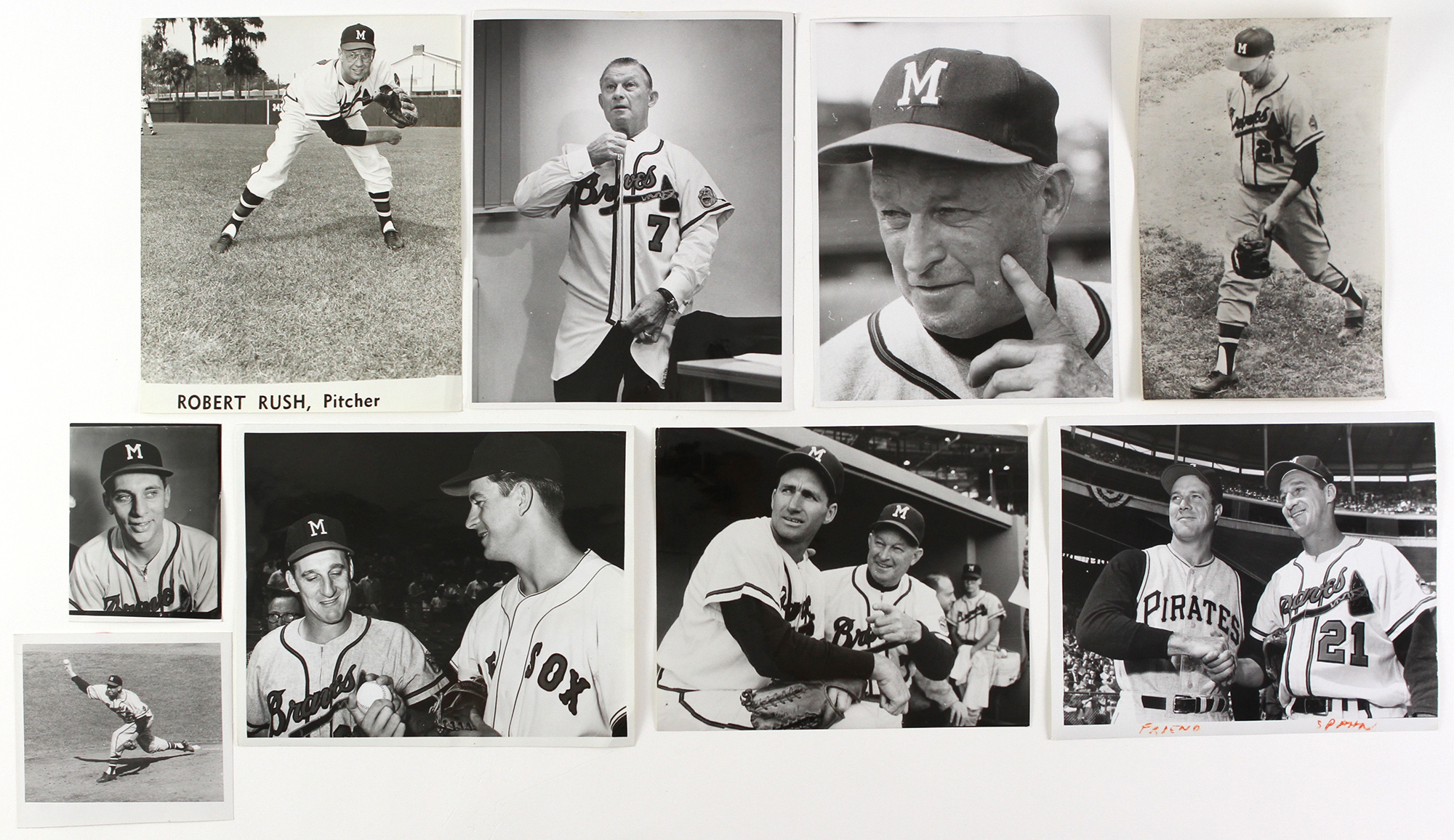 Lot Detail - 1954-63 Milwaukee Braves Photo Collection - Lot of 15