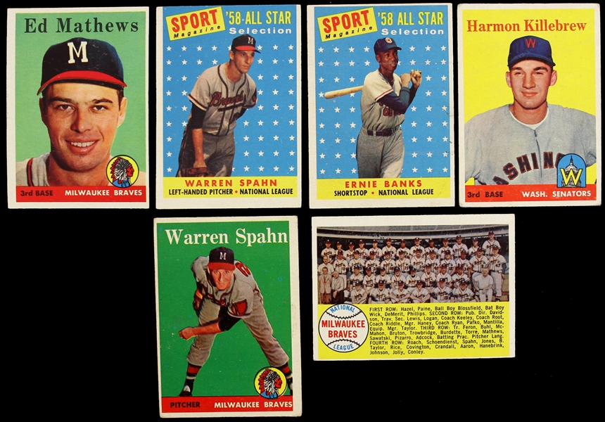 Lot Detail 1958 Topps Baseball Trading Cards Lot Of 38 Cards