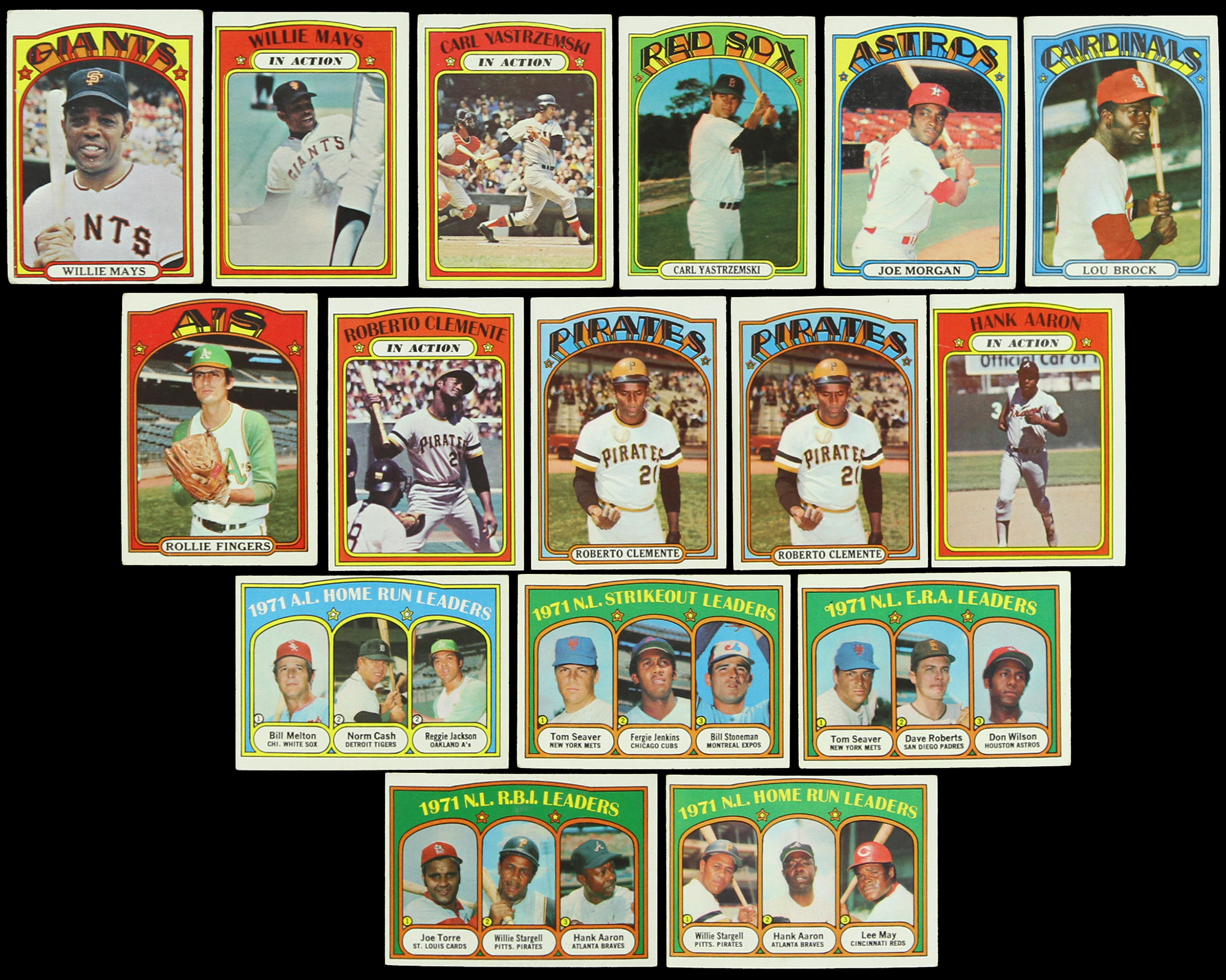 Lot Detail - 1972 Topps Baseball Trading Cards - Lot of 450+ Cards