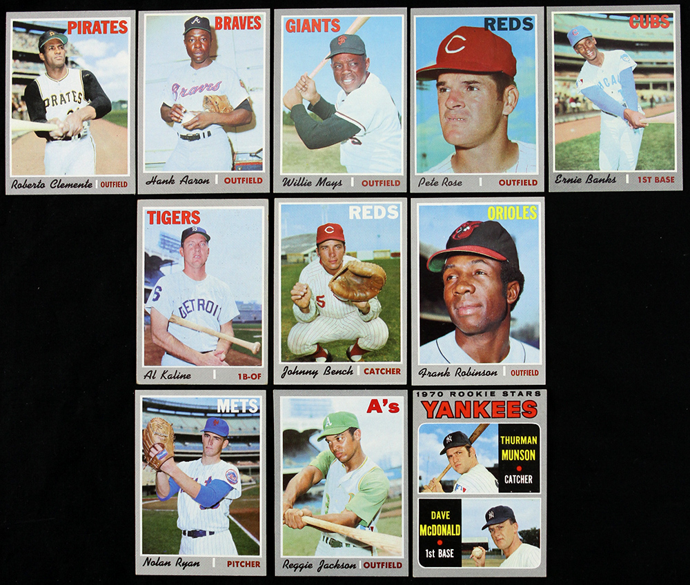 Lot Detail - 1970 Topps Baseball Trading Cards Complete Set 720/720