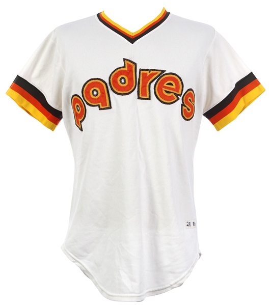 1980 Don Reynolds San Diego Padres Spring Training Home Jersey (MEARS LOA)