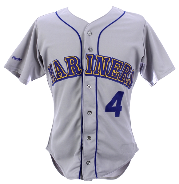 1987 Harold Reynolds Seattle Mariners Game Worn Road Jersey (MEARS LOA)