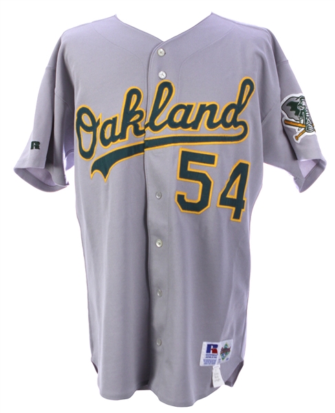 1993 Goose Gossage Oakland Athletics Game Worn Road Jersey (MEARS LOA)