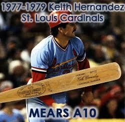 1977-79 Keith Hernandez St. Louis Cardinals H&B Louisville Slugger Professional Model Game Used Bat (MEARS A10