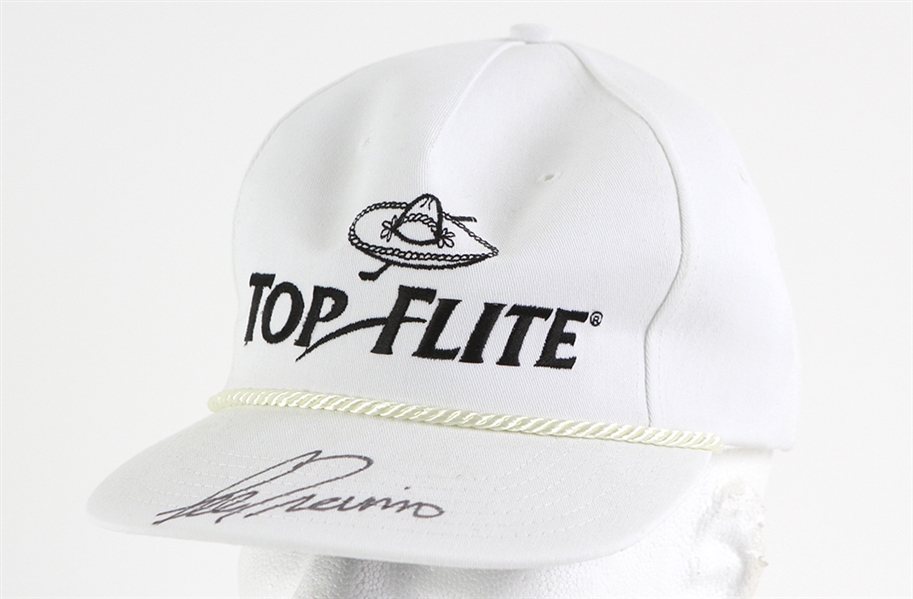 1990s Lee Trevino Six Time Major Champion Golfer Signed Top Flite Cap (JSA)