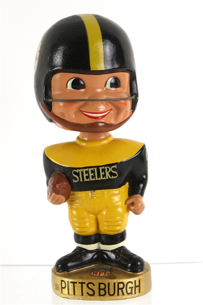 1965-1967 Pittsburgh Steelers 8” NFL Bobbing Head Doll Nodder