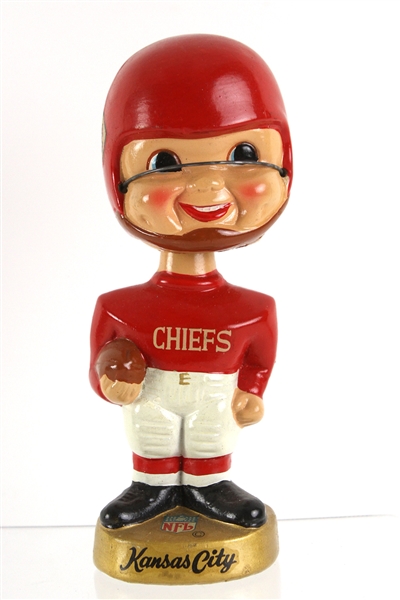 1965-1967 Kansas City Chiefs 8” NFL Bobbing Head Doll Nodder