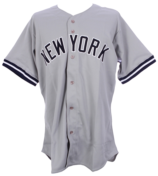 1998 Bernie Williams New York Yankees Road Jersey(MEARS LOA)