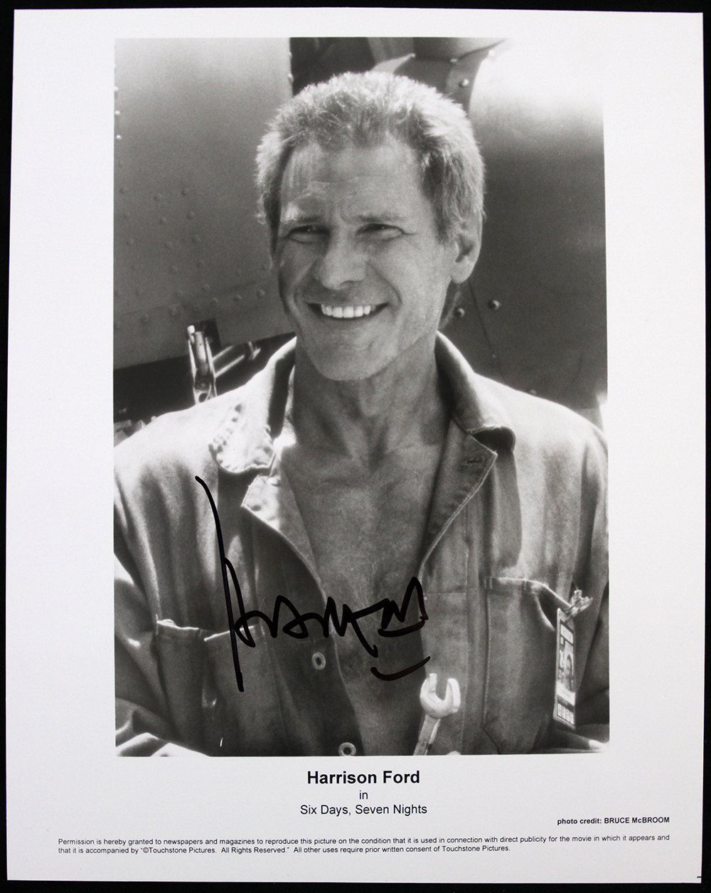 Lot Detail - Harrison Ford 8"x 10" Signed Photo (JSA)