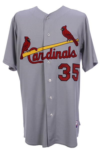 2011 Jake Westbrook St. Louis Cardinals Road Jersey (MEARS LOA/MLB Hologram) World Series Season
