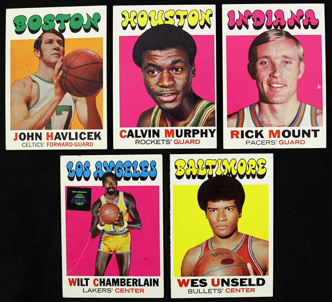1970-71 Topps Basketball Trading Cards - Lot of 95 Cards
