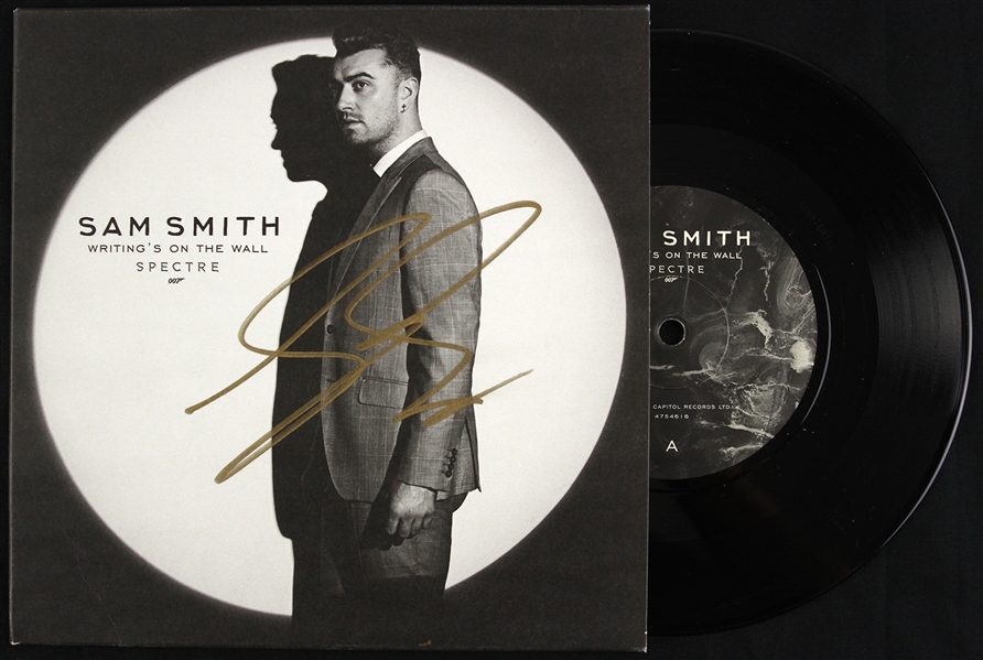 Sam Smith 7" Vinyl Signed (JSA)