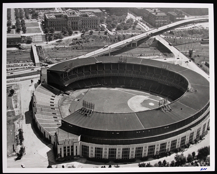 Lot Detail - 1960's Cleveland Indians/Browns Cleveland Municipal ...