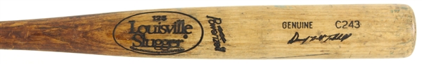 1990 Danny Tartabull Kansas City Royals Louisville Slugger Professional Model Game Used Bat (MEARS LOA)