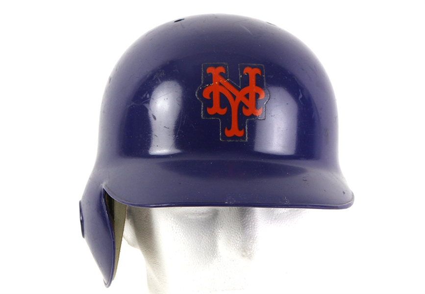 1986-92 Dave Magadan/Darryl Strawberry New York Mets Batting Helmet (MEARS LOA)