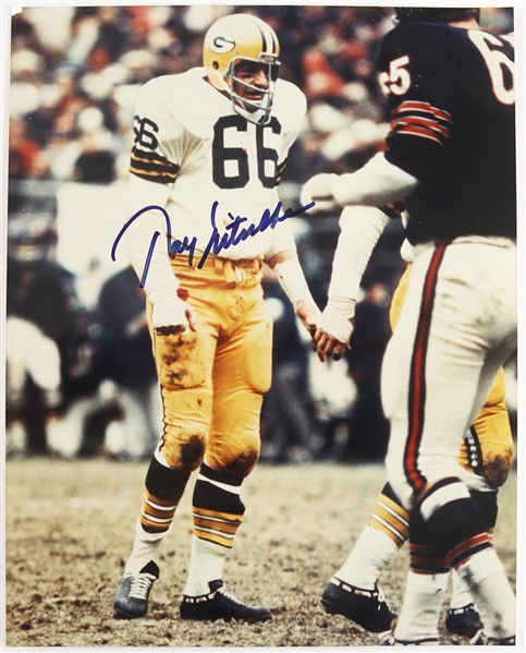 1990s Ray Nitschke Green Bay Packers Signed 8" x 10" Photo (JSA)