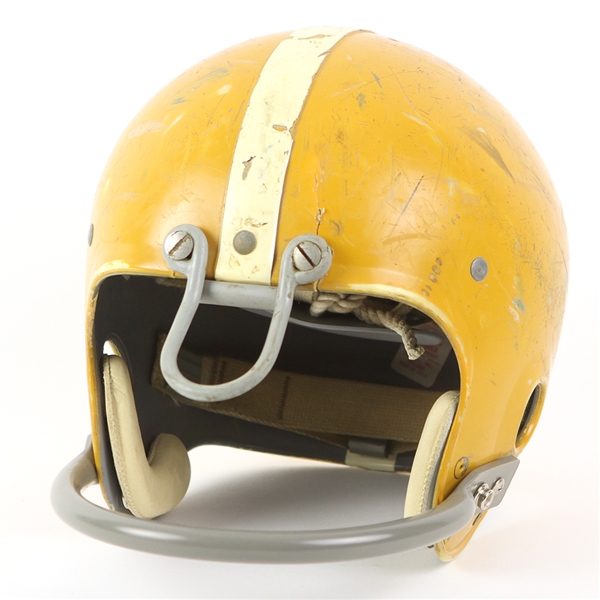 1967 Game Used Riddell Football Helmet w/ 12 Strap Suspension System & Bull Ring (MEARS LOA)