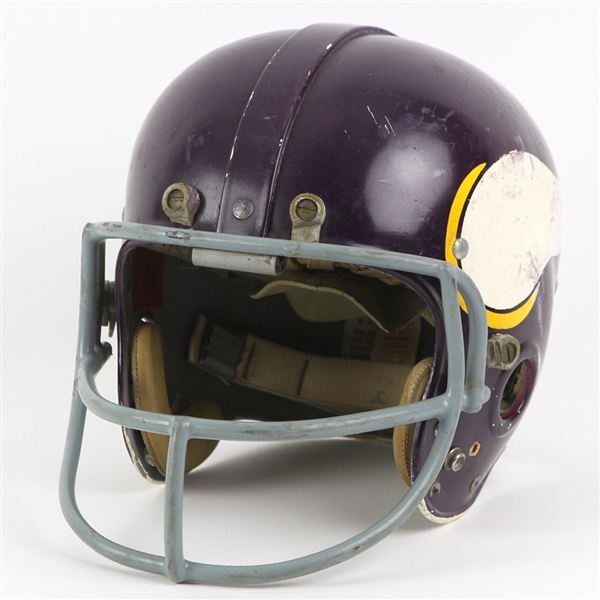 1961-68 Minnesota Vikings Game Worn Riddell Helmet (MEARS LOA)