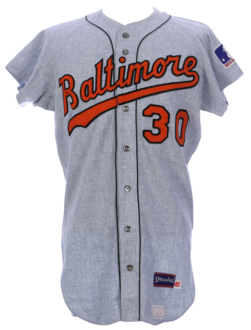 Lot Detail - 1969 Chico Salmon Baltimore Orioles Game Worn Road Jersey ...