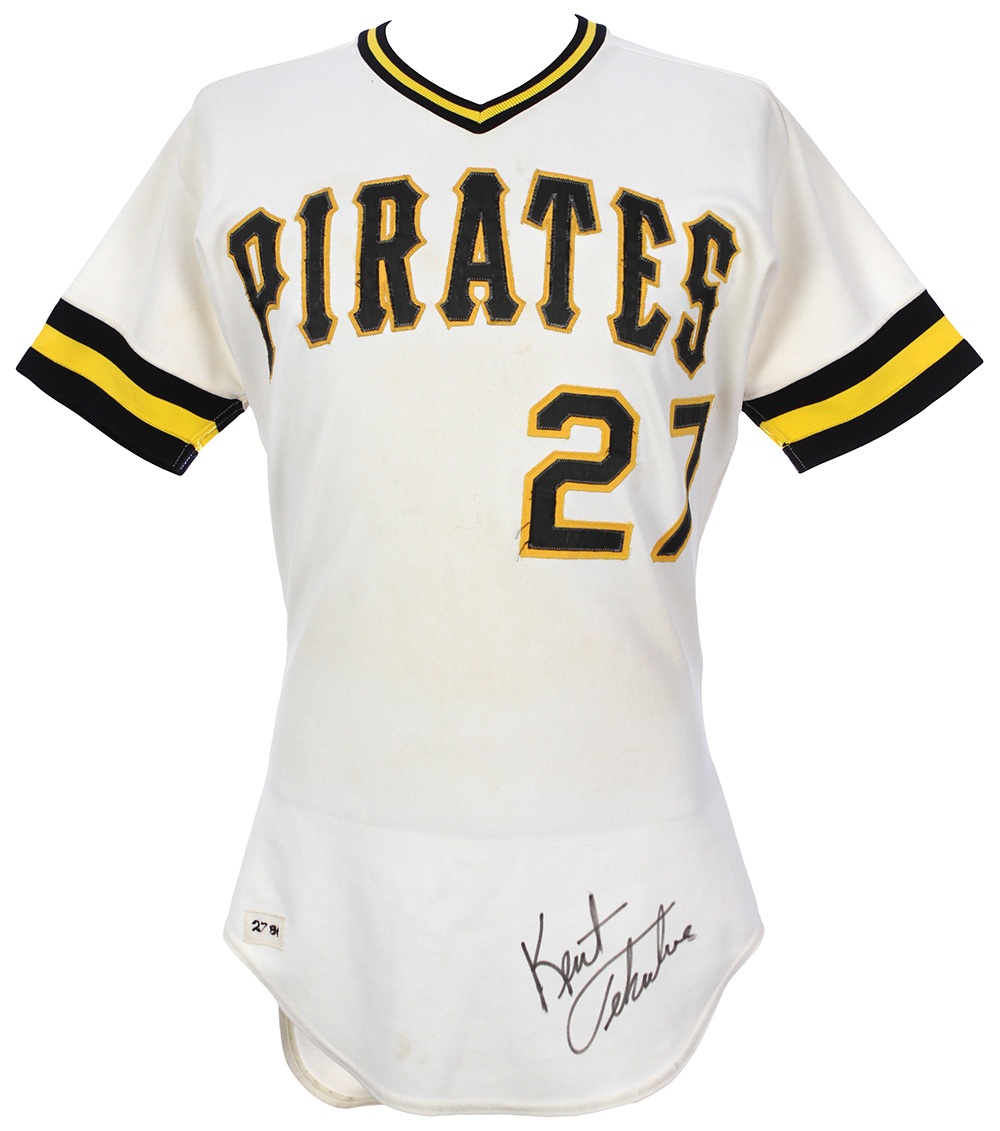 Lot Detail - Kent Tekulve 1985 Game-Used Pirates Jersey