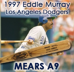 1997 Eddie Murray Los Angeles Dodgers H&B Louisville Slugger Game Used Bat (MEARS A9/GU9)(JSA)