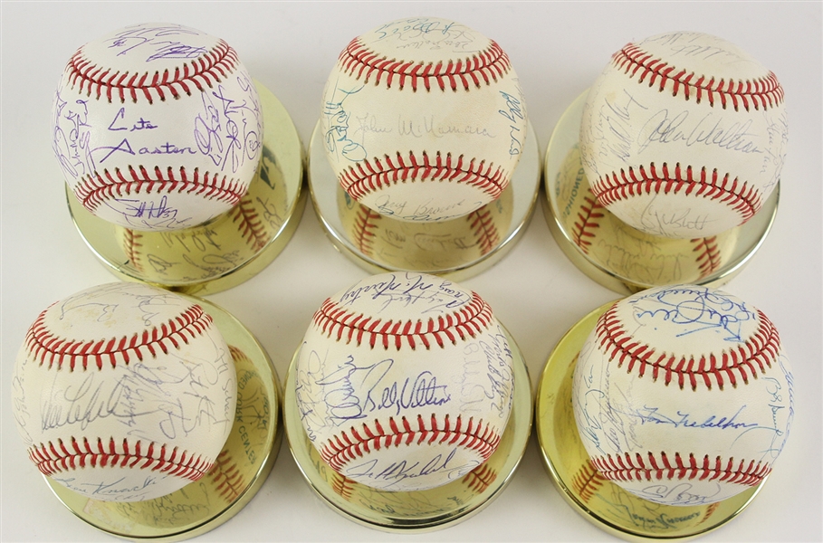 1987-2010 Team Signed Baseball Collection - Lot of 12 w/ (2) 1993 World Series Champion Toronto Blue Jays OWS Baseballs & More (JSA)