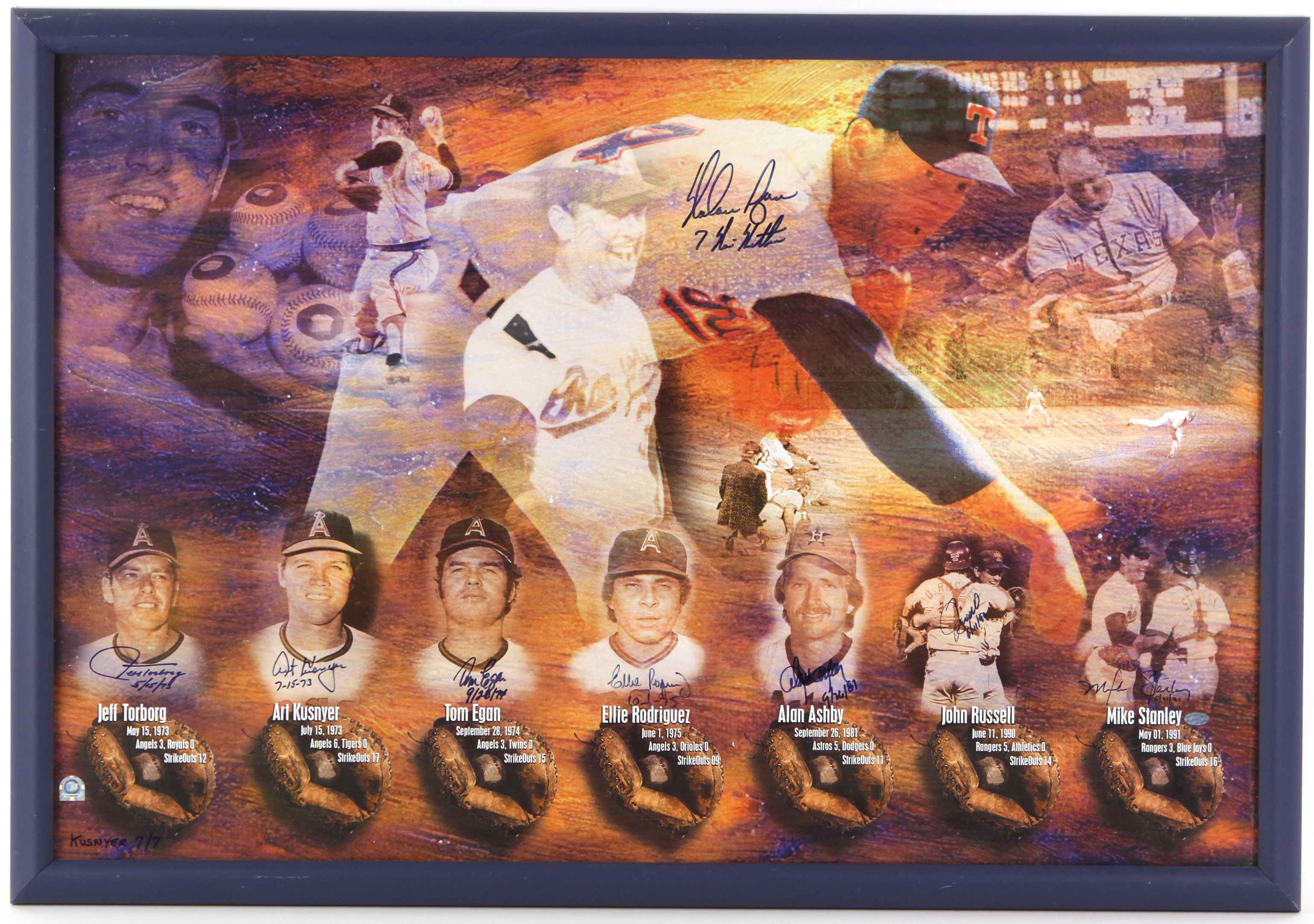 Nolan Ryan - Angels Lithograph