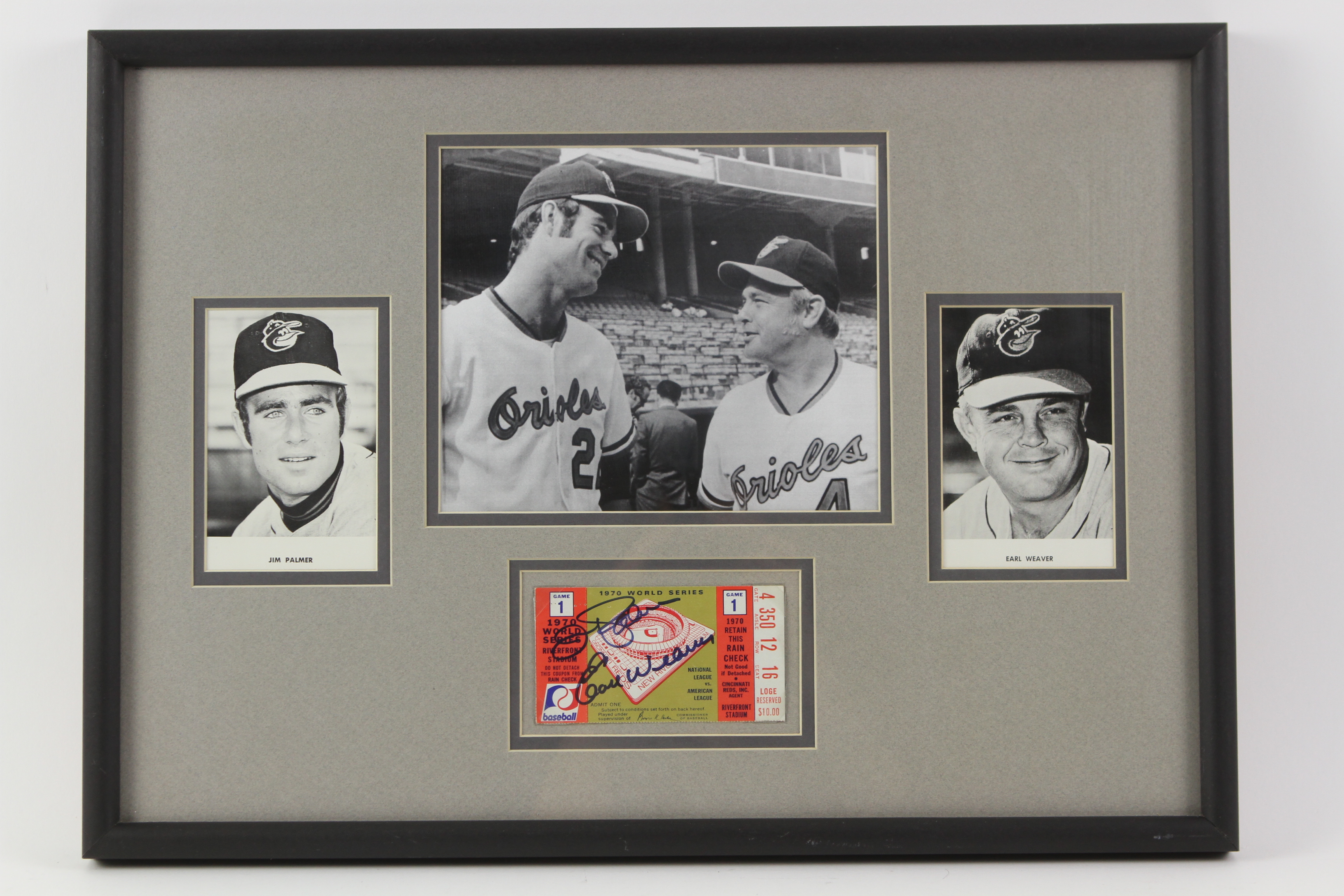 Lot Detail - Lot of 8 Signed Framed Baseball Photos/Posters (JSA)